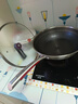 康巴赫炒锅不粘锅316L不锈钢炒菜锅32cm蜂窝平底煎炒锅电磁炉燃气灶通用 实拍图