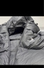 骆驼火山羽绒服男防泼水鸭绒男女加厚户外防寒冬季面包服外套女 浅烟灰 男女同款,7674B 3XL 实拍图