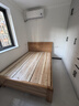 川行全榉木实木双人床 2米简约原木风大床 主卧1.8米硬板床储物高箱床 单床（榉木床） 1.5米*2米框架款 实拍图