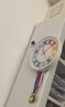 宜家（IKEA）KORVTRAD科夫特莱挂钟家用彩色墙面儿童静音卧室 挂钟多色28cm 实拍图