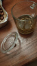 VTyee加厚耐热玻璃茶杯带盖茶饮杯盖杯带把杯子办公家用喝水杯泡茶杯 dsz002-425ml2只 实拍图
