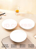 斯凯绨（Sky Top）陶瓷盘子骨瓷深菜盘家用乔迁餐具纯白8英寸饭盘4件套装 实拍图