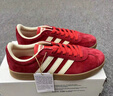 adidas「T头鞋」VL COURT复古休闲板鞋德训鞋男女阿迪达斯轻运动 浅猩红/暖香草色/黄色   36 实拍图