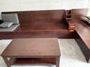 墨宸沙发 紫金檀木实木沙发新中式客厅大小户型冬夏两用转角储物家具 五人位+贵妃+茶水柜+长茶几 实拍图