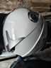 野马（YEMA）3C认证828S摩托车头盔男全盔冬季防冻保暖双镜片机车安全帽 四季通用 均码 白色+防雾贴片 实拍图