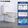 科勒（KOHLER）齐悦连体马桶家用五级旋风虹吸节水坐便器抽水静音缓降座厕28866 可置物升级款-1级水效马桶 305/300mm 实拍图