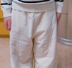 巴拉巴拉童装儿童长裤男童女童宝宝束脚裤子秋冬宽松百搭休闲裤 浅卡其50311 130 cm 实拍图