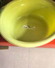 本迪大号加深洗脸盆38cm单个装学生宿舍洗衣加厚塑料盆泡脚盆颜色随机 实拍图