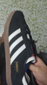 adidas「T头鞋」STADT经典时尚薄底运动板鞋男女阿迪达斯三叶草 黑色/汉玉白/浅猩红（推荐女生买小半码）   44.5 实拍图