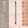 善琏湖笔毛笔套装文房四宝小白云大白云兼毫毛笔练字笔儿童国画楷书毛笔字初学 精选白云大 实拍图