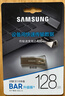 三星（SAMSUNG）128GB USB3.1 U盘 BAR 学习办公 金属高速优盘 车载U盘 读速400MB/s（Gen 1）香槟银 适用哨兵模式 实拍图
