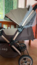 奔昂 婴儿推车可坐可躺轻便避震宝宝折叠婴儿车双向BB童车手推车 升级卡其+一键单手收+可坐躺+可双向推行+四轮高配 实拍图