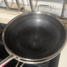 康巴赫炒锅不粘锅316L不锈钢炒菜锅32cm蜂窝平底煎炒锅电磁炉燃气灶通用 实拍图