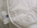 富安娜 舒暖 纤维被子冬季被芯 双人磨毛冬厚被 约7斤 230*229cm 白色 实拍图