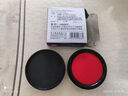 得力（deli）【超级爆款】φ70mm圆形塑壳快干印台印泥 财务办公用品  红色9868（新老混发） 实拍图