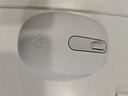 罗技（Logitech）M196 无线蓝牙鼠标 办公鼠标 笔记本商务办公家用 小巧便携 对称手型 珍珠白 实拍图