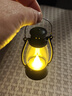 【露营灯】创意复古手提小夜灯网红迷你氛围小马灯桌面摆拍油灯 复古手提小夜灯【黑色1个】 实拍图