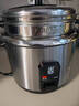 三角牌（Triangle）电饭煲家用不锈钢电饭锅3L煮饭锅2-3人老式电饭煲304不锈钢胆米饭锅带蒸笼TG-Z30X12Z 实拍图