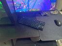 奥伦福特  电脑桌台式家用电竞游戏桌办公书桌简约书房写字桌子 碳纤维纹路单桌-100*60 升级款电竞桌 实拍图