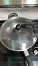 炊大皇炒锅有钛0氟不粘锅316L不锈钢不粘平底炒锅32cm 实拍图