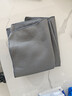悦卡洗车毛巾擦车专用毛巾 鹿皮双面吸水麂皮绒抹布 30*40两条装-灰色 实拍图