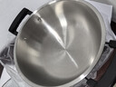 惠当家（Hui Dang Jia）电锅电炒锅多功能电热锅家用不锈钢电火锅电蒸锅电煮锅一体锅多用途锅 24cm单笼(304钢款) 实拍图