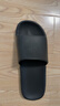 京东京造【抗菌皮纹拖】eva软弹家居防臭浴室新款拖鞋男士 黑色42-43 实拍图