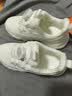 德尔惠小白鞋童鞋男运动鞋春夏网面女童休闲鞋儿童跑鞋中大童防滑校园鞋 白色单网 31 内长20cm 实拍图
