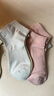 猫人女士袜子女秋冬【100%纯棉10A抑菌】短袜筒防臭吸汗纯色女袜短6双 实拍图