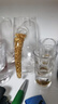 青苹果白酒杯分酒器套装 24K金箔无铅水晶玻璃精致二两分酒壶 2壶2杯 实拍图