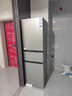 海尔（Haier）「真省电」217L三门小冰箱黑金净化一级能效风冷无霜星辉银BCD-217WGHC3E9S9国家补贴 实拍图