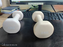 Keep 彩色浸塑哑铃 男女家用家庭健身肌肉塑形手臂轻重量 樱粉1kg*2 实拍图