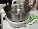 九阳（Joyoung）0涂层秒涮电火锅火锅专用锅电锅家用4-8人不粘分体式可拆洗多功能电蒸锅不锈钢电煮锅6L火锅锅GN64 实拍图