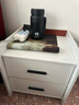 旻昱轻奢床头柜简约现代卧室床边小型床头置物架出租屋用收纳储物柜子 双抽暖白色40(每日限量50件) 实拍图