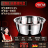 欧乐多（Olodo）抗菌316不锈钢盆加厚和面盆汤盆家用饭盆厨房盆洗菜盆水果盆水盆 316抗菌盆28cm【镜面亮光】 实拍图