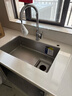九牧不锈钢抗菌压纹手工水槽大单槽厨房洗菜盆洗碗池70*48含龙头02376 实拍图