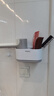 ecoco吹风机架免打孔浴室卫生间厕所置物放置架壁挂电吹风挂架风筒架子 北欧灰 实拍图