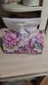 花纹收纳纸巾盒家用化妆包创意抽纸盒轻奢皮质高级感纸抽盒餐巾 粉紫花海 实拍图