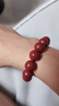 石玥珠宝高含量紫金朱砂手串本命年护身符转运珠手链男女士款礼物14mm 实拍图