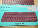 罗技（Logitech）时尚系列 K380 无线键盘 蓝牙办公键盘 女友 便携超薄键盘 笔记本键盘 红色 实拍图