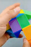 奇艺魔方百变魔尺3-4-6岁以上儿童男女小孩节日礼物玩具 72段彩虹色 实拍图
