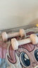 Keep 彩色浸塑哑铃1-10kg男女家用家庭健身肌肉塑形手臂 樱粉1kg*2 实拍图