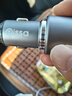 pissa车载充电器手机超级快充头车充点烟器转换插头转接头 数显快充监测款月光银提速300% 实拍图