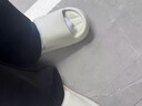 红豆拖鞋女款2026新款四季室内家居厚底浴室防滑防臭踩屎感凉拖鞋男士 白色【主图款】 38-39 标准码【内长245mm】 实拍图