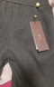 雪夕（XUEXI）妈妈秋冬装加绒加厚毛呢直筒裤中老年女冬季松紧腰休闲裤新款长裤 实拍图