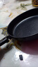 【亏本清仓】韩式麦饭石色不粘锅平底锅铁锅电磁炉不带盖 黑色小煎锅 16cm 实拍图