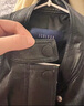 三彩2025秋季新款PU仿皮外套小皮衣宽松短款休闲夹克小个子M 经典黑 S 155/80A 实拍图
