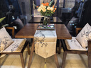 中万德实木阳台小桌椅三件套组合休闲创意椅子家用喝茶小户型一桌二椅 整装发货胡桃色 实拍图
