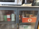 帅仕（shuaishi）厨房置物架落地岩板餐边收纳柜橱柜微波炉烤箱锅具储物架碗柜用具 【免钉安装】灰3层80长45深-可调高丨特厚强承重 实拍图