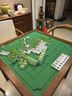 隆玉隆玉家用麻将牌手搓大号44mm墨绿色中号麻将全国通用 附赠桌布 实拍图
